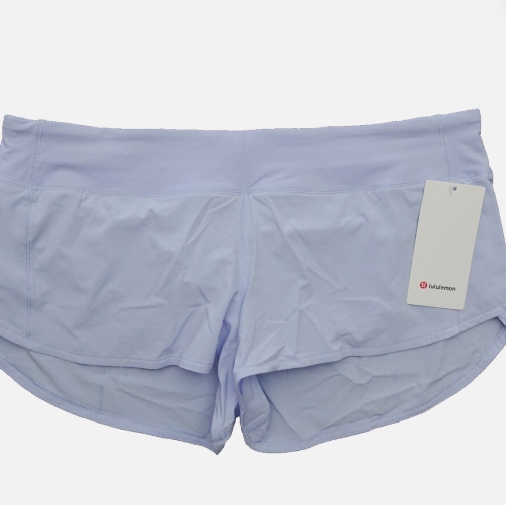 lululemon athletica periwinkle speed up shorts 2.5”color not sold anymore